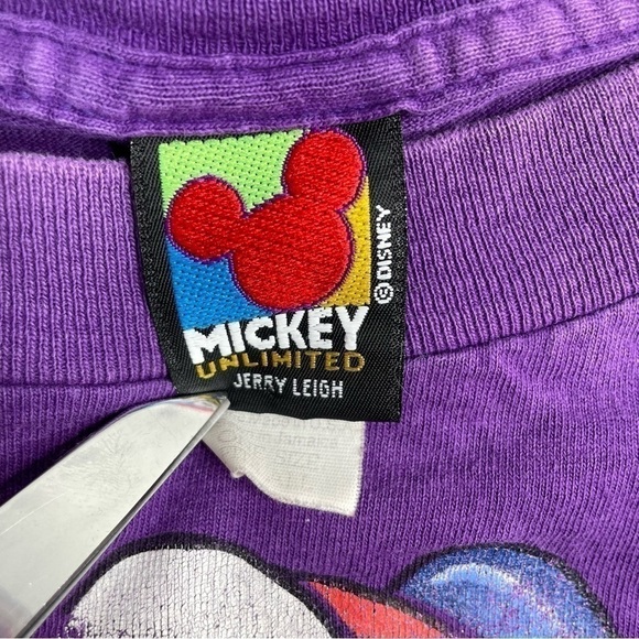 Vintage Disney Top Unisex Large Unlimited Collectible Jerry Leigh Retro Art - Picture 6 of 6